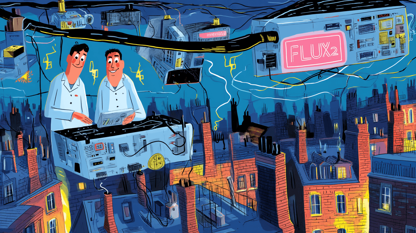 FLUX.2 launches with 32B params, 4MP edits – live on 15 platforms feature image for Tue, Nov 25, 2025