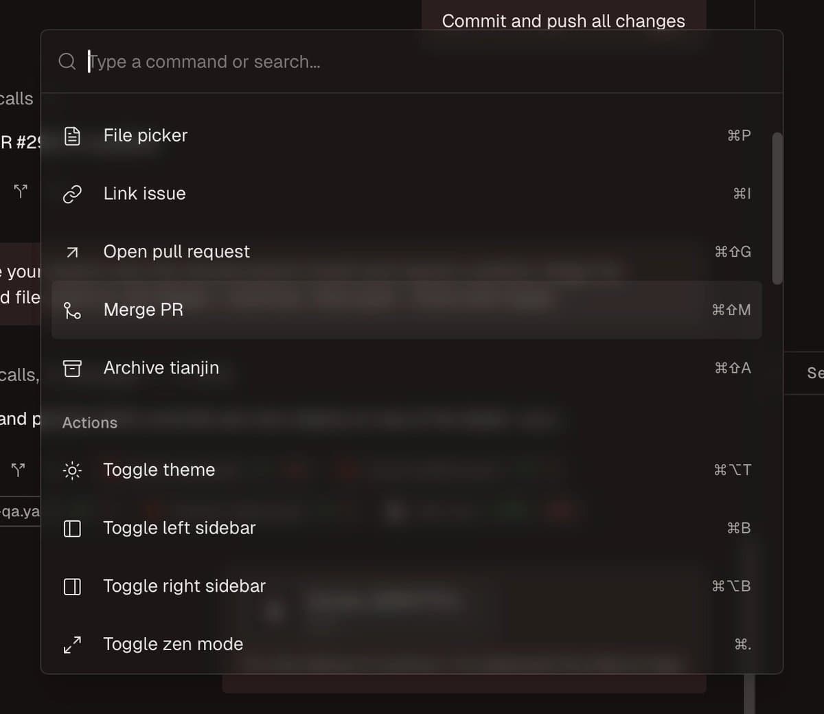 Conductor 0.39 releases instant chat summaries and PR actions in the command palette