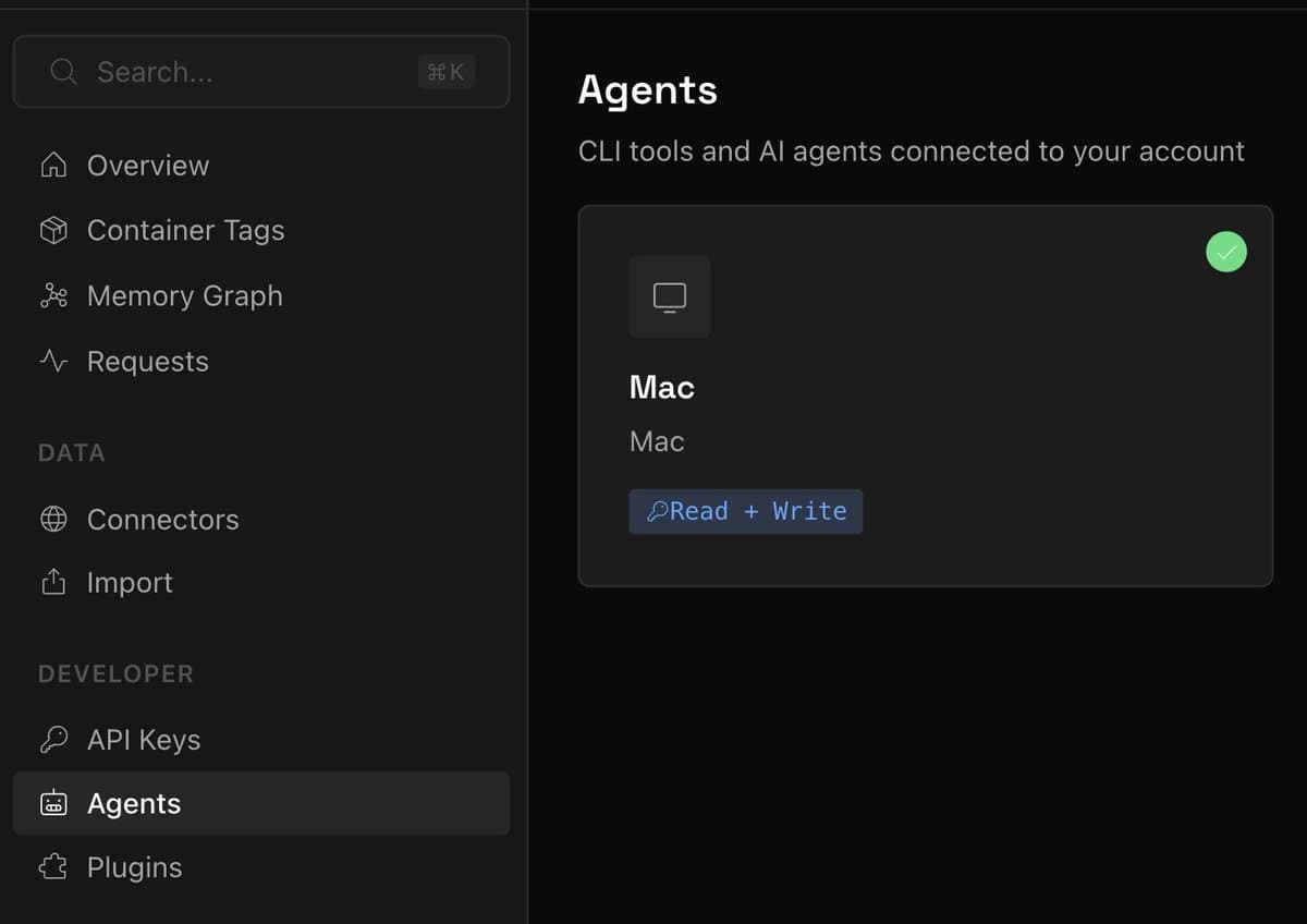 supermemory launches CLI with npx install, scoped agent access, and audit logs