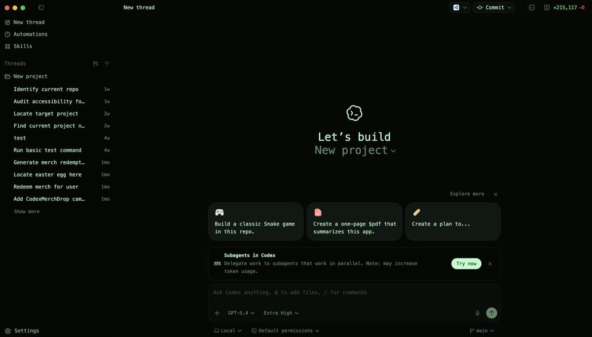 OpenAI Codex adds subagents for parallel tasks in app and CLI