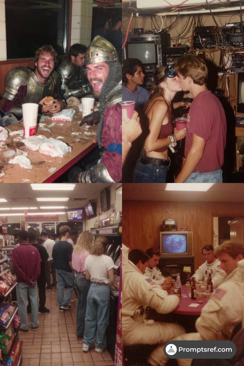 Midjourney adds --sref 3204209964 for 90s disposable-camera looks