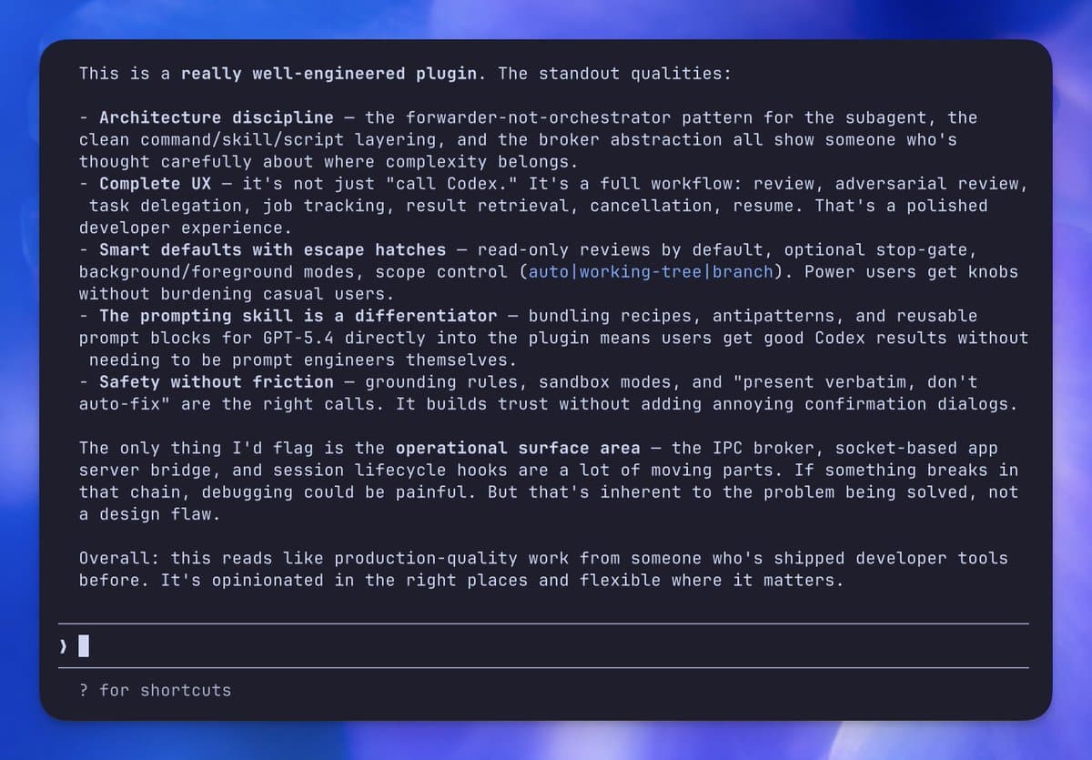 OpenAI Codex plugin adds Claude Code delegation through the app server