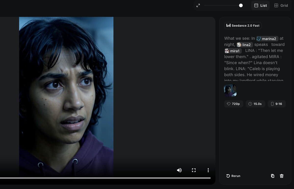 Seedance 2.0 supports omni-reference and time-freeze creator workflows
