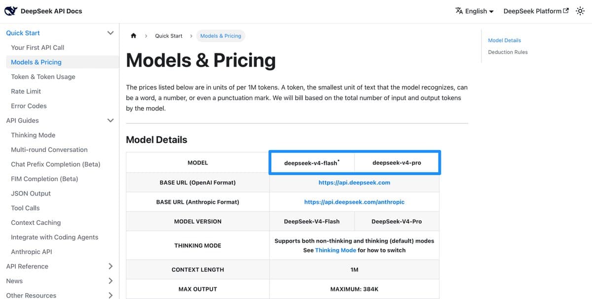 DeepSeek V4 Preview opens 1M context with Flash and Pro variants