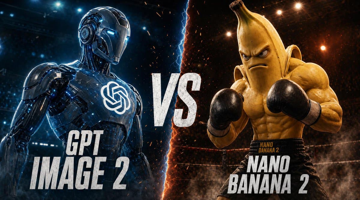 Leonardo compares GPT Image 2 and Nano Banana 2 across 7 creative briefs