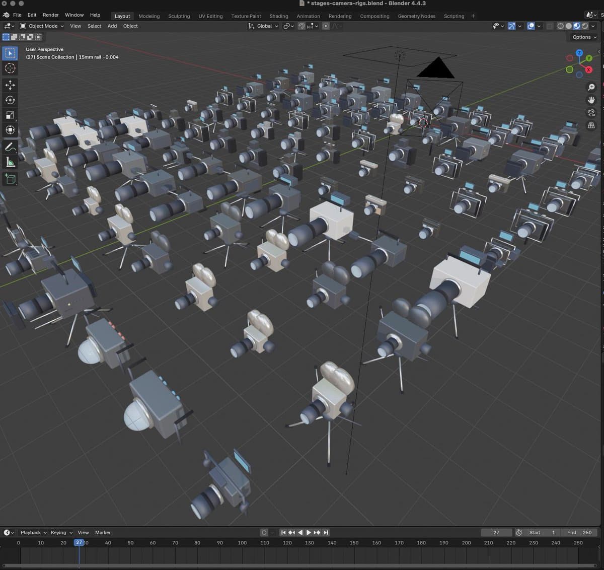 Stages AI reports one-shot video-to-Blender exports with 100 camera rigs