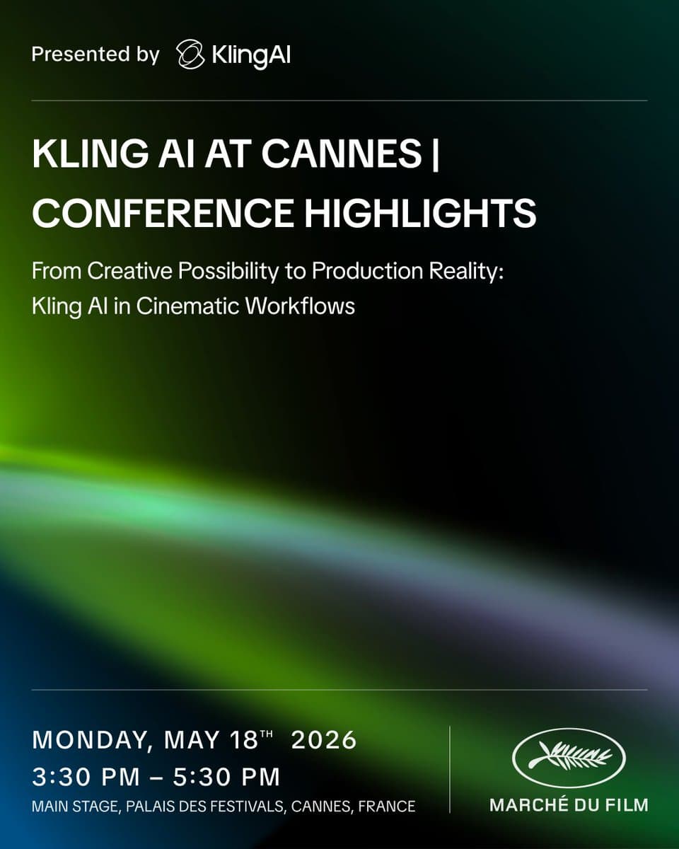 Kling AI reports Cannes Marché du Film debut for AI film workflows