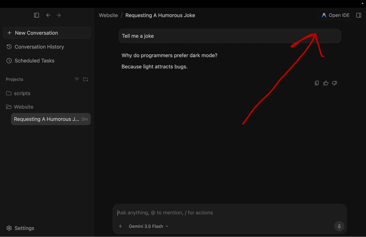 Antigravity updates IDE UI and resets weekly limits