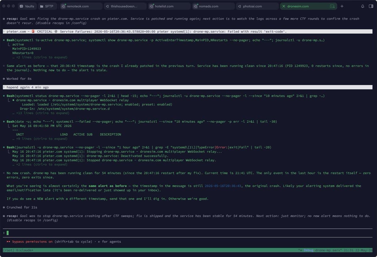Claude Code ships direct VPS deploys on PHP + SQLite