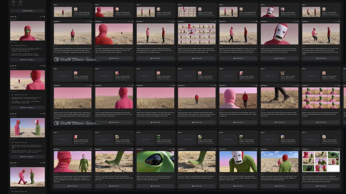Dreamina Octo launches Vibe Create in a single-canvas storyboard flow