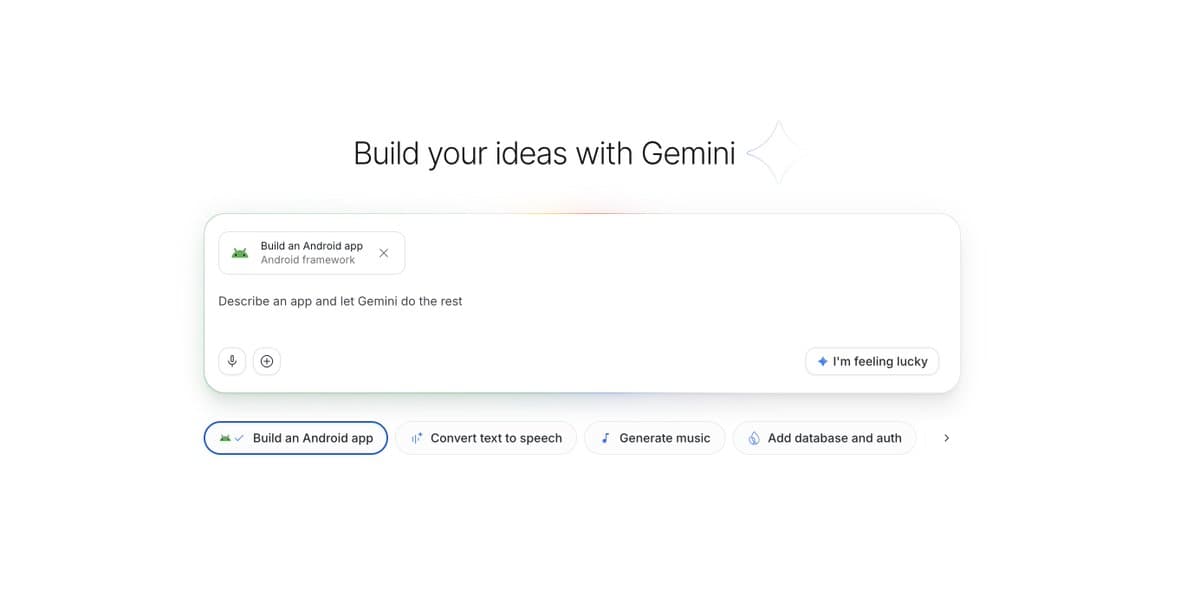 Google AI Studio reports 250,000 native Android apps in its first week