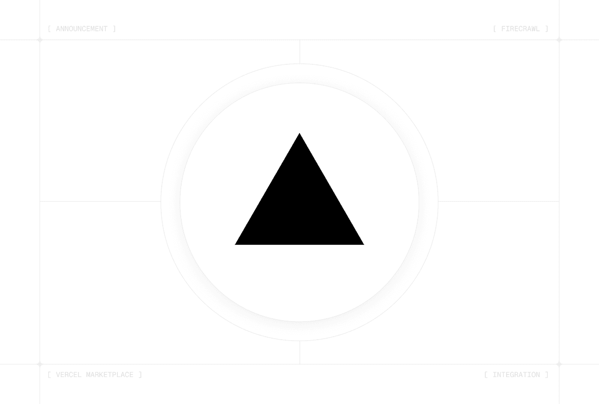 Firecrawl integrates into Vercel Marketplace with scraping, search, and dynamic-site access