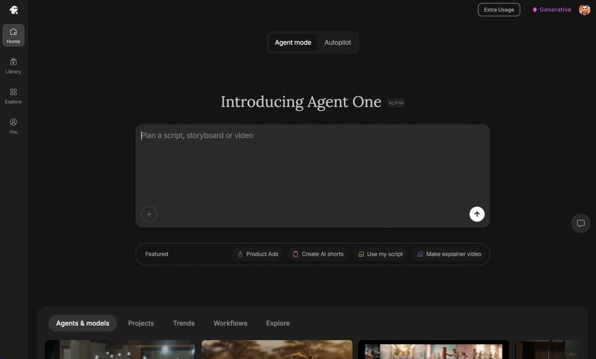 InVideo Agent One supports multi-scene trailer builds in new demos