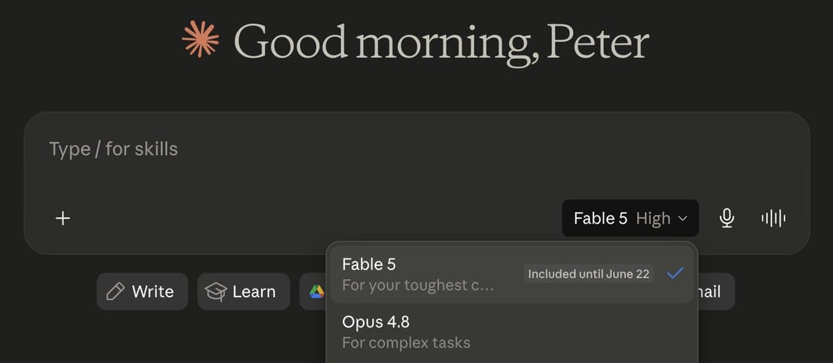 Claude Fable 5 builds award-style websites in 12-minute creator tutorial