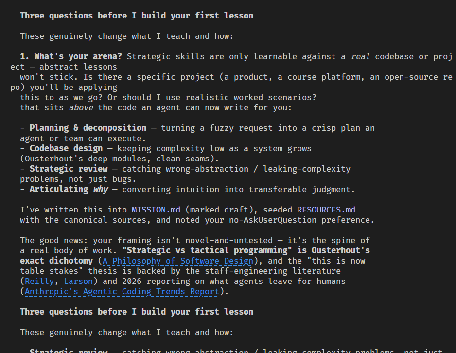 /teach adds npx install and primary-source lessons