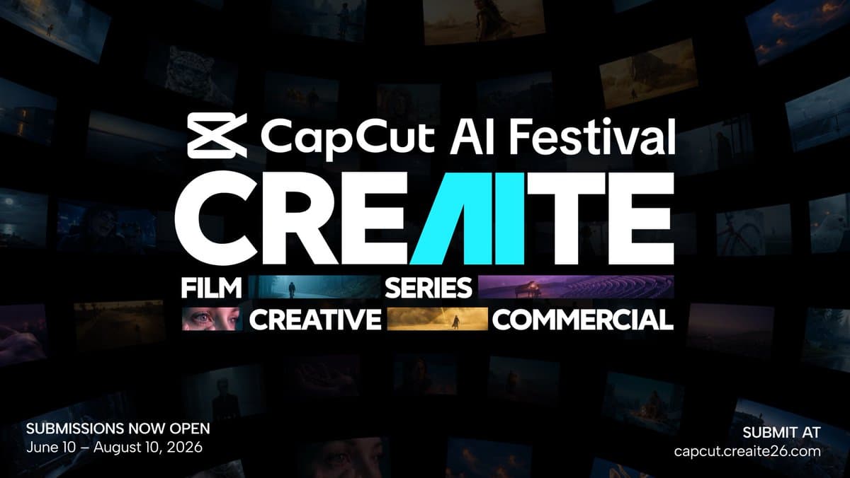 CapCut launches CRE[AI]TE festival with $200,000 prizes and August 10 deadline