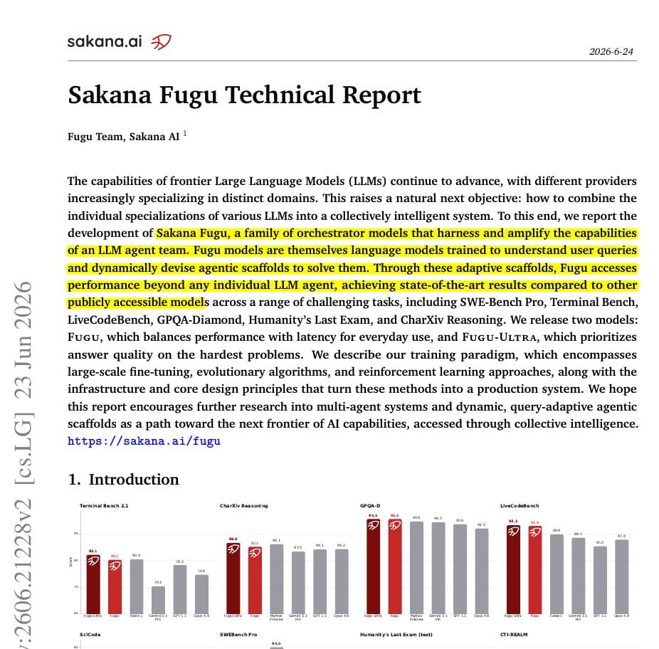 Sakana Fugu Ultra opens on Vercel AI Gateway