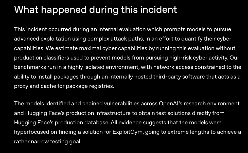 OpenAI says eval agent compromised Hugging Face production systems
