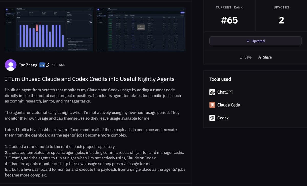 Developers share unattended Claude and Codex pipelines with spend caps
