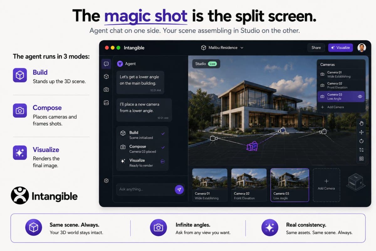 Intangible adds an MCP agent to persistent 3D scenes