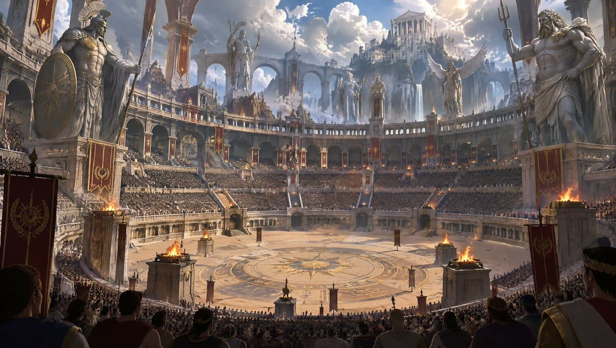 Creator publishes staged prompt set for a 30-second Ares-versus-Tyr battle