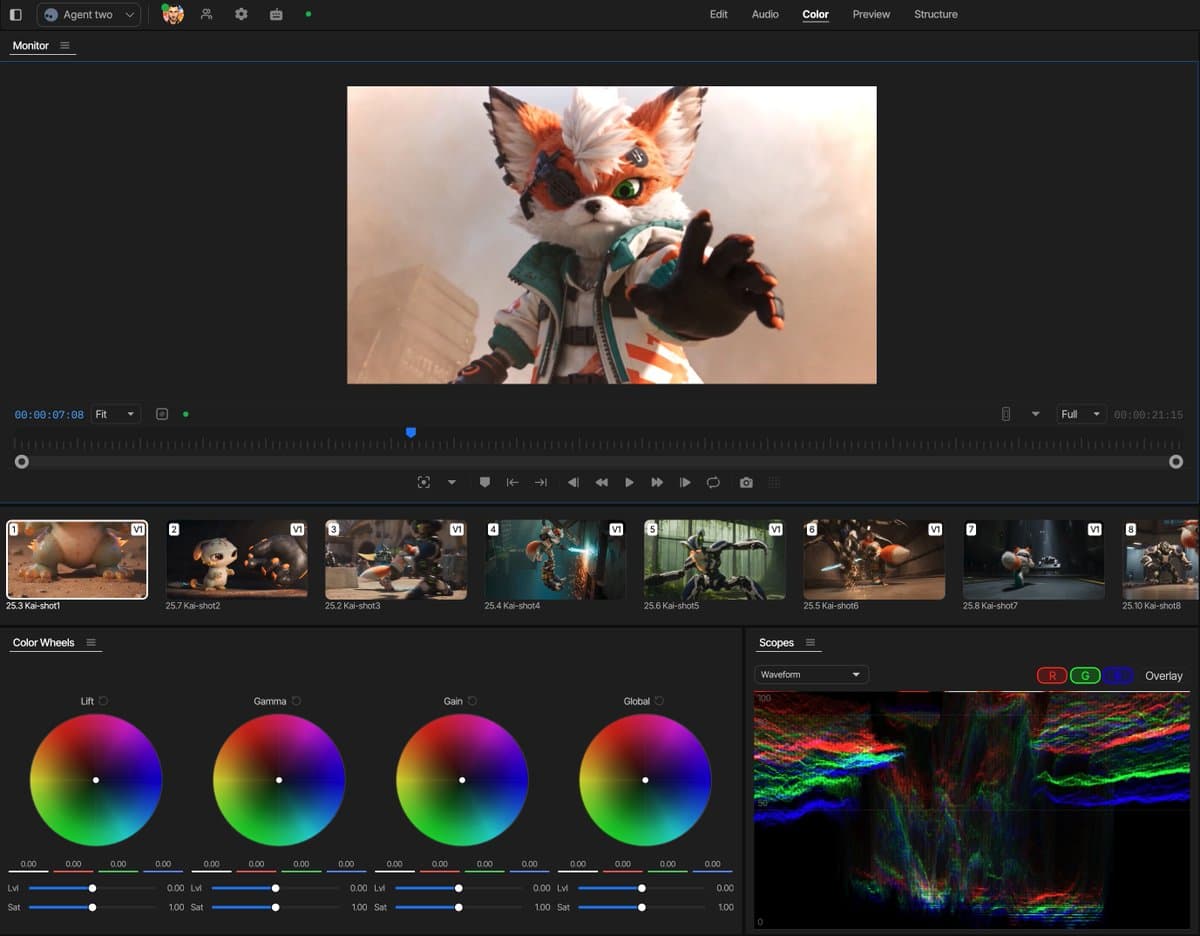 InVideo agent assembles finished video timelines from creative direction