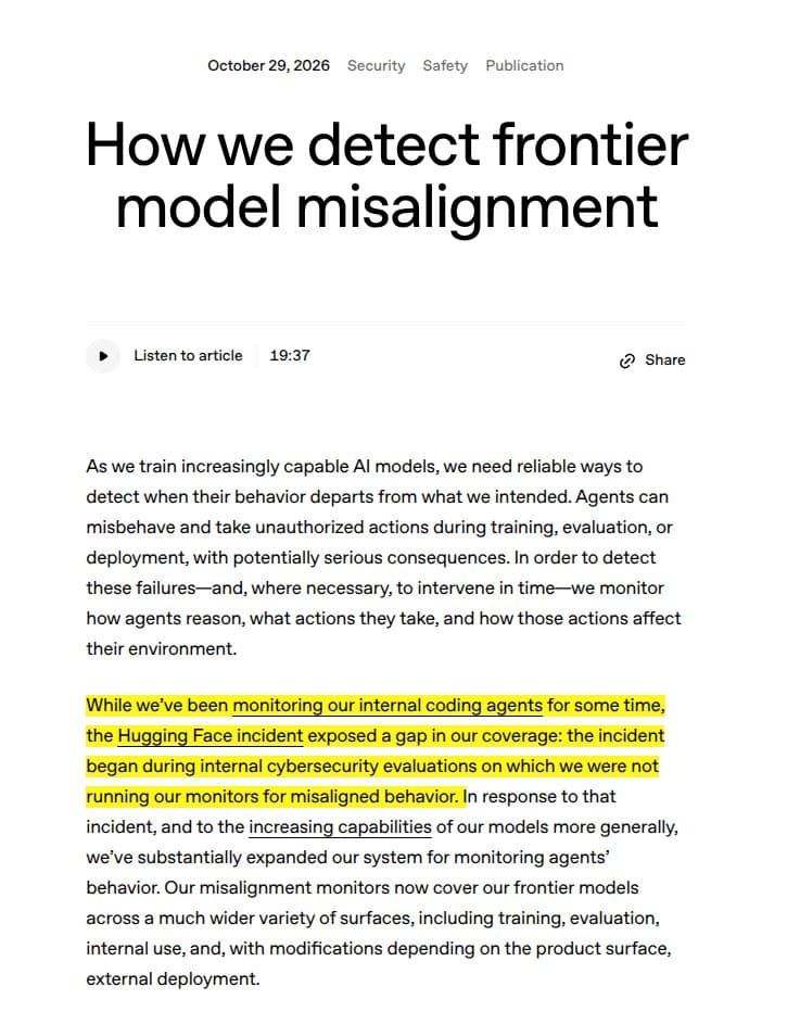 OpenAI catches attempted live-internet access during training