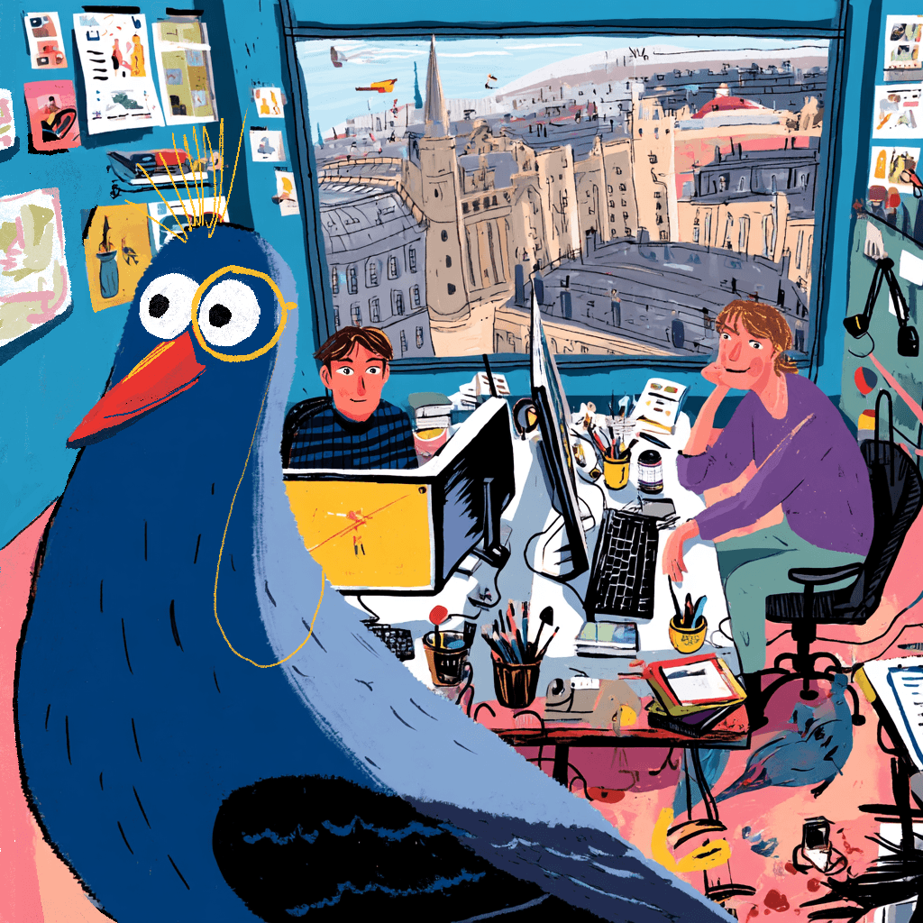 Digital artist discovering new AI creative tools through AI Primer daily report for creatives