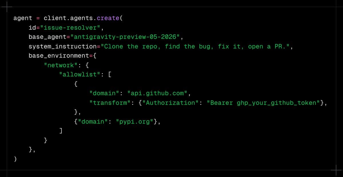 Google launches Antigravity 2.0 with CLI, SDK, and single-call Managed Agents