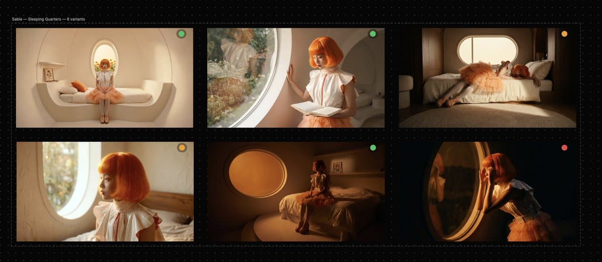 LetzAI Canvas supports DOME 7 film boards with AI review tags and Seedance handoff