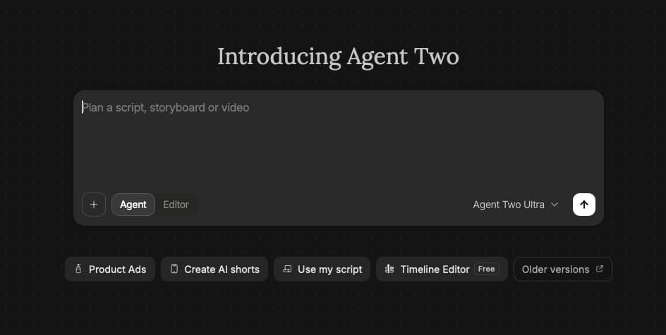 InVideo Editor adds editable timelines for Agent Two edits